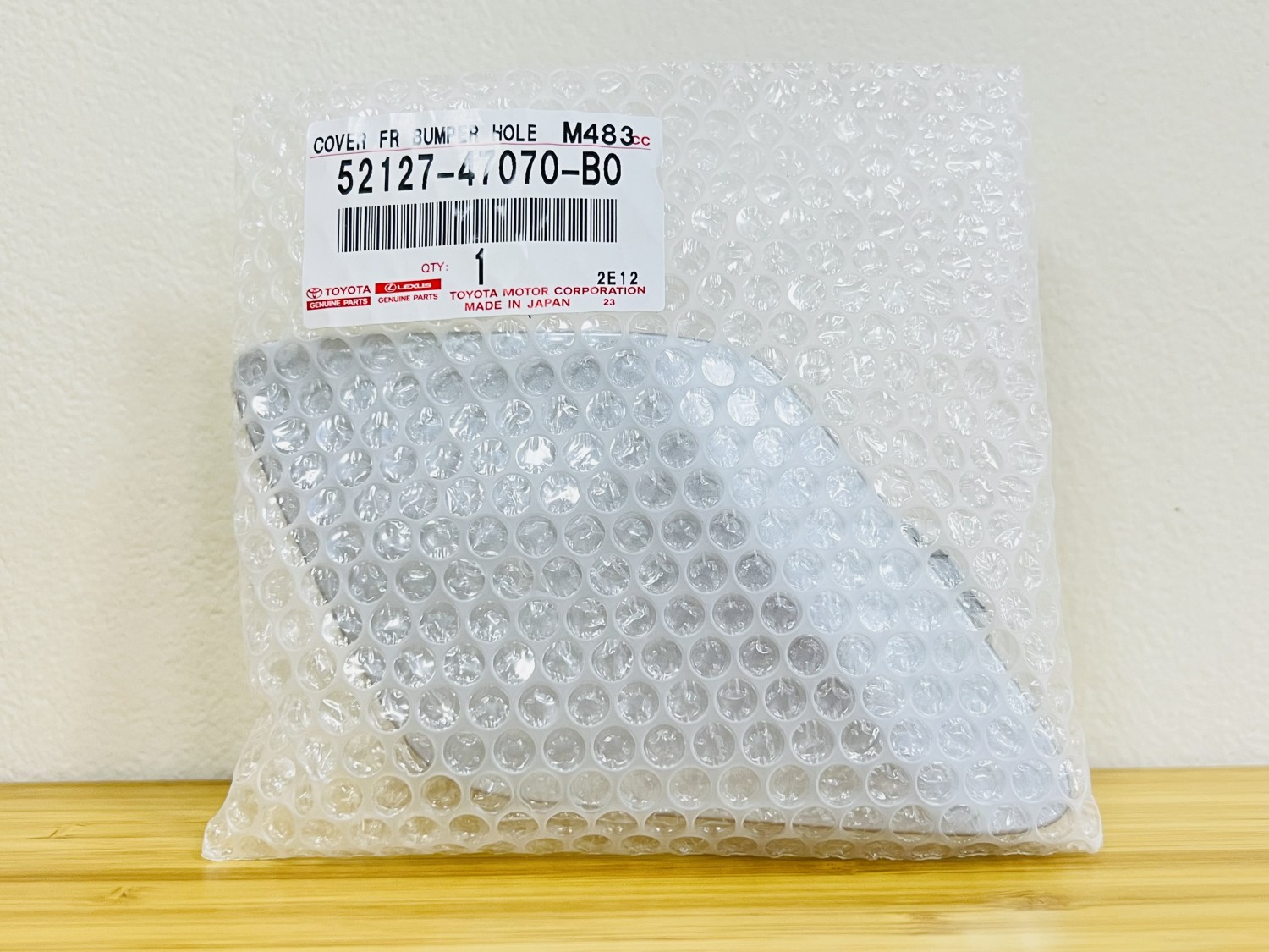 Front Bumper Hole Cover - Prius - Right Side (52127-47070-B0)